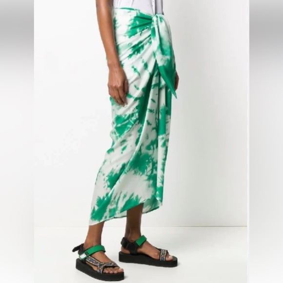 ALANUI Pareo Tie-dye Wrap Skirt - Picture 2 of 9